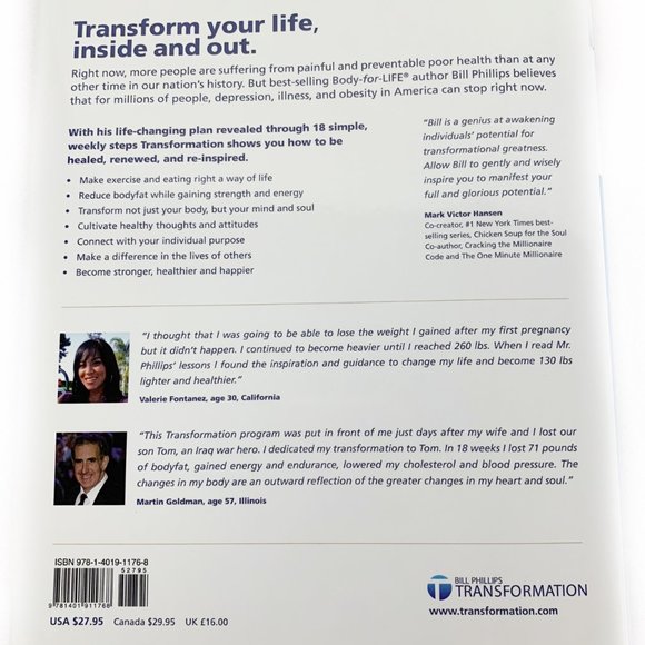 Transformation: The Mindset You Need. The Body You Want. The Life You Deserve. - Picture 2 of 6